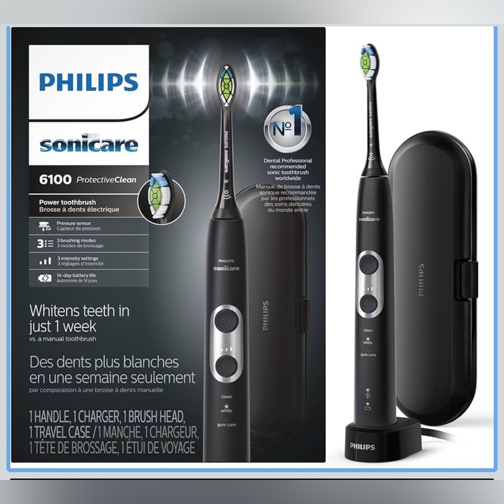 2/$150 Philips 6100 Sonicare electric toothbrush